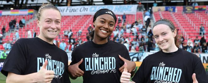 Gotham clinches NWSL playoff spot after draw with Louisville