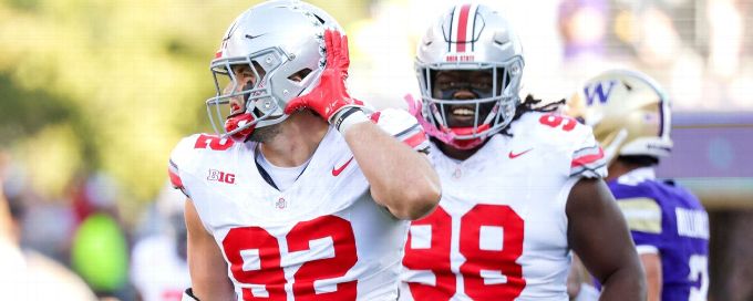 College football defensive stop rate after Week 8
