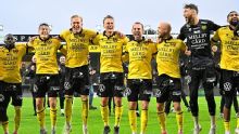 Mjällby wins Swedish league title to cap astounding season