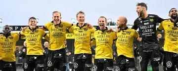 Mjällby wins Swedish league title to cap astounding season