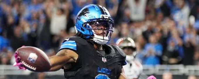 Lions knock Bucs out of first behind Jahmyr Gibbs' big night