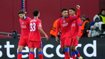 Doué dazzles, Dembélé scores as PSG rout Leverkusen