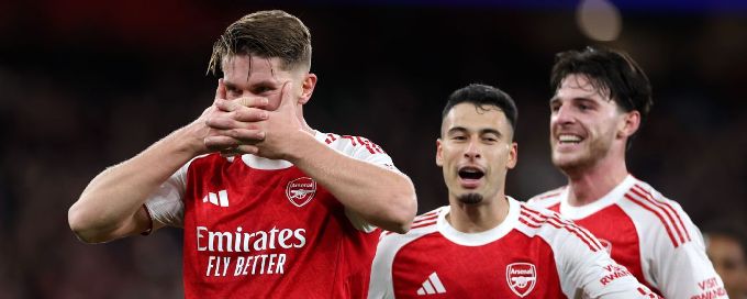Gyökeres ends goal drought as Arsenal thrash Atlético Madrid