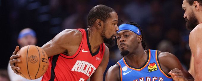 NBA opening night live: Thunder-Rockets; Lakers-Warriors