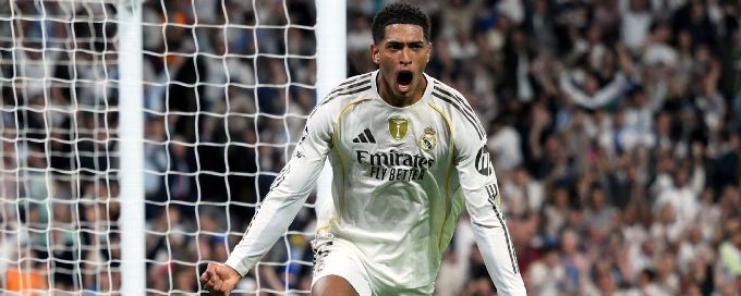 Bellingham ends goal drought to lead Madrid past Juventus
