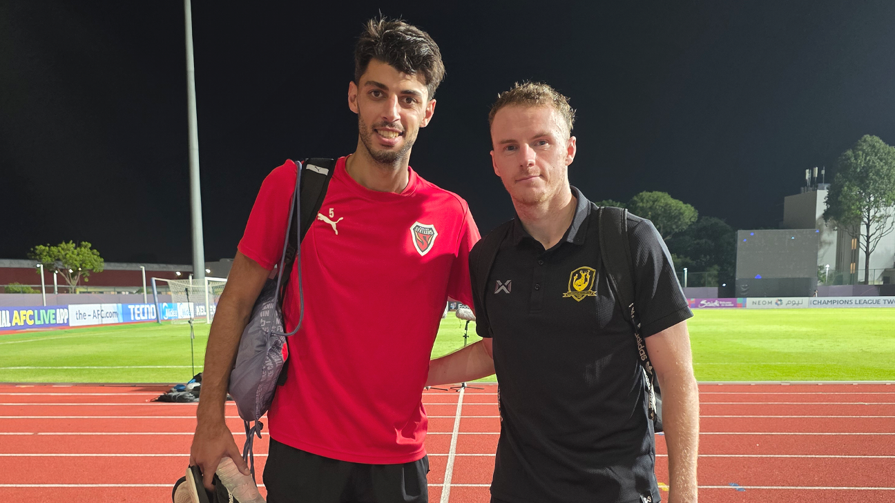 Ex-Olyroos teammates Trent Buhagiar, Jonathan Aspropotamitis reunite as foes in Singapore