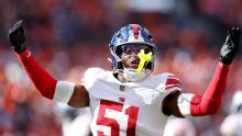 Source: Abdul Carter asleep during Giants' walk-through