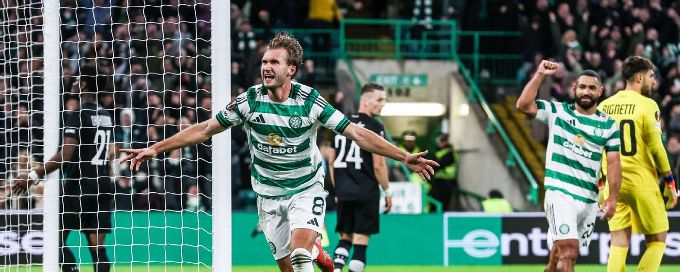 Celtic fight back to beat Sturm Graz for first Europa League win