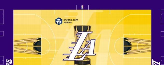 NBA Cup: Court designs for Lakers, Celtics and more