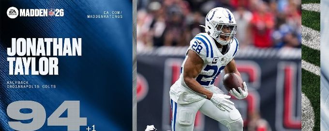 Colts, Seahawks lead Madden NFL 26 Week 7 ratings update