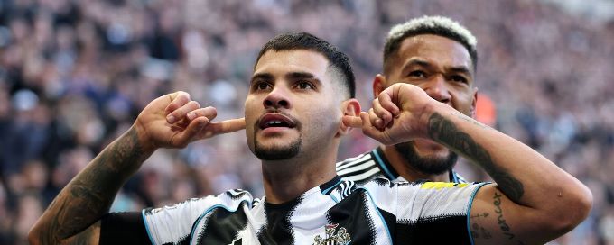 Bruno Guimarães strikes late as Newcastle beat Fulham