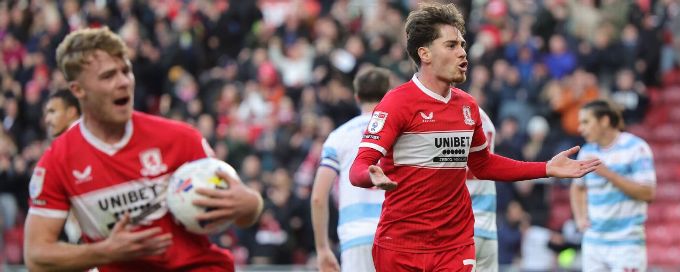 Middlesbrough deny Wrexham shock away win