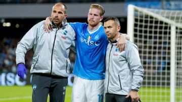 Kevin De Bruyne suffers injury scoring penalty for Napoli