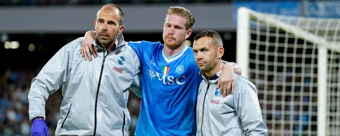 Kevin De Bruyne suffers injury scoring penalty for Napoli