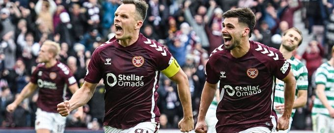 Hearts beat injury-hit Celtic, go eight points clear in SPFL