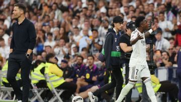 Xabi Alonso on Vinícius' sub reaction: 'We'll talk about it'
