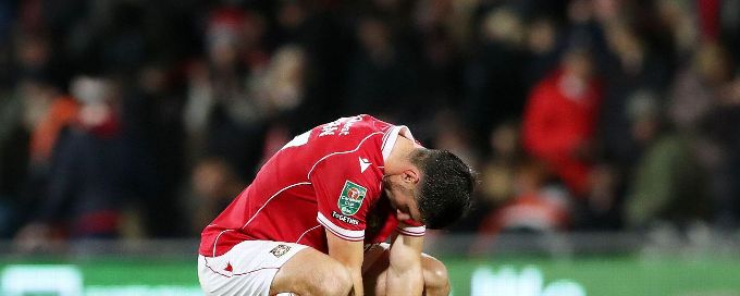 Wrexham 'hugely disappointed' after meek Carabao cup exit