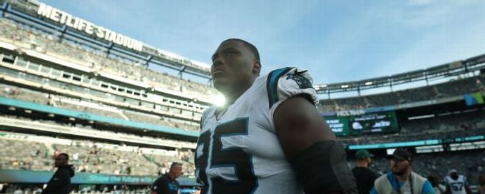 Panthers' Derrick Brown has a happy place: riding his tractor