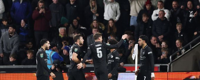 Erling Haaland sits as Man City reach Carabao Cup quarters