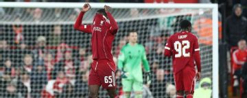 Liverpool's Amara Nallo has two red cards in 16 mins, Virgil van Dijk 'took care of him'