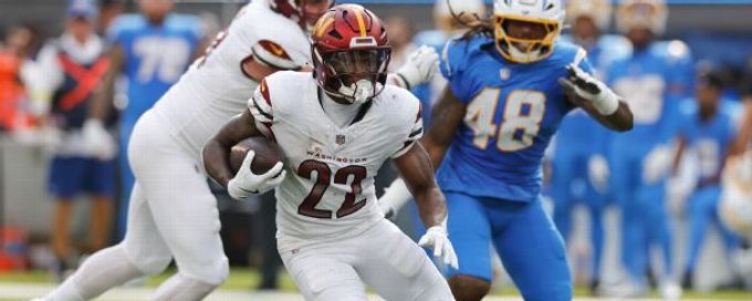 Commanders trying to revive run game vs. Seahawks, Lions