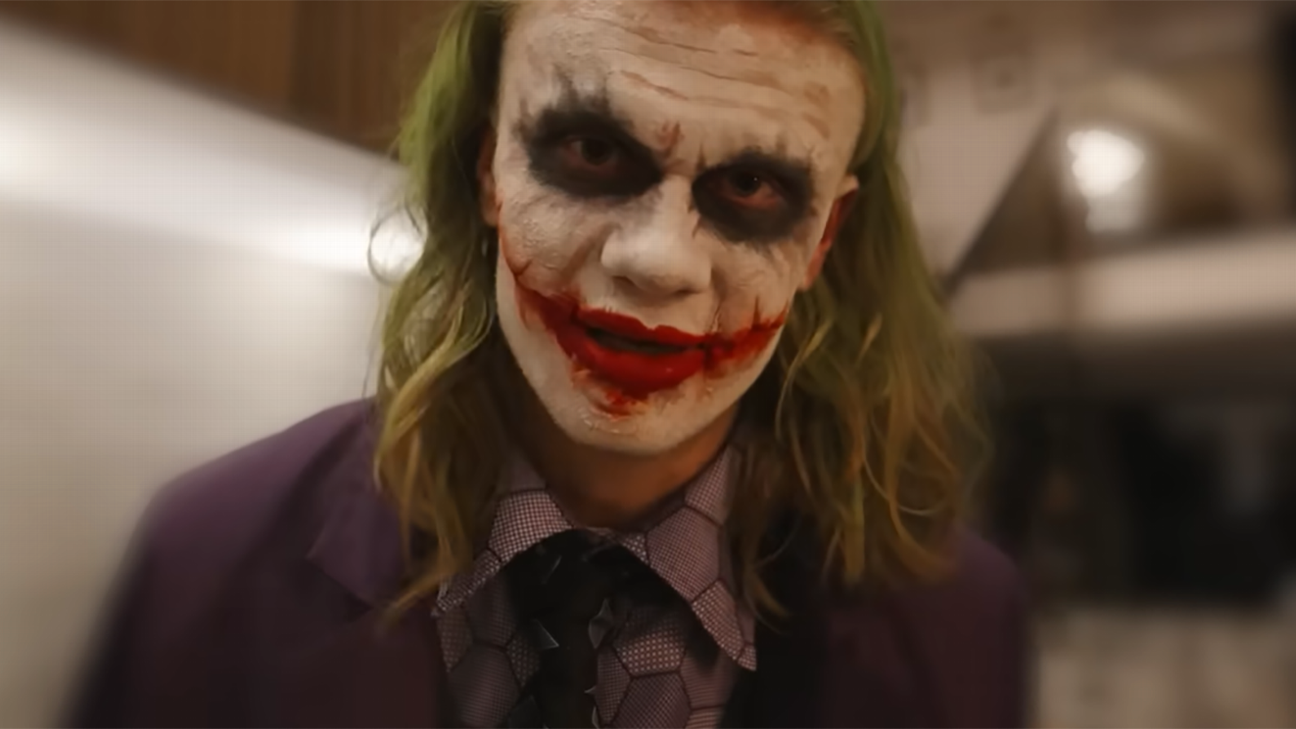 Man City's Haaland spooks locals as The Joker for Halloween