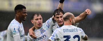 Inter Milan score late winner to beat Hellas Verona