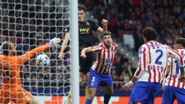 Who is the former League One defender scoring in the Champions League?