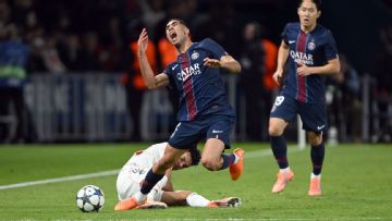 PSG's Hakimi to miss six weeks after Díaz tackle - sources