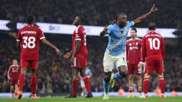 Difficult for teams to keep up with fully-firing Man City - Doku
