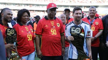 Messi gets goal, assist as Argentina win in Angola
