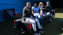 Titans WR Calvin Ridley leaves game with ankle injury