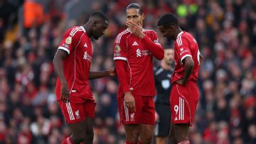 Liverpool's Virgil van Dijk: We're letting Slot down amid 'mess' of a season