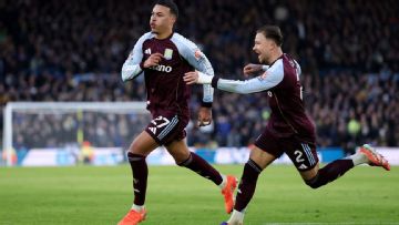 Rogers strike twice for Villa to deny Leeds