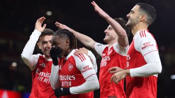 Eze hat-trick leads Arsenal past Tottenham