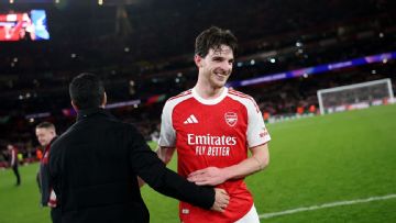Declan Rice warns UCL leaders Arsenal don't 'get carried away'