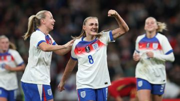 Stanway bags hat trick as England thrash China at Wembley