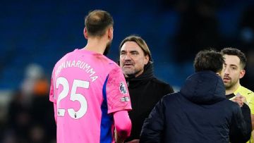 Leeds boss Farke accuses Man City's Donnarumma of 'faking injury'