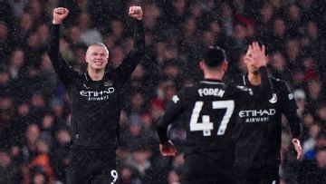 Man City's Erling Haaland breaks Alan Shearer record with 100th goal