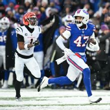 Bills laud Christian Benford's game-changing pick-6 after win