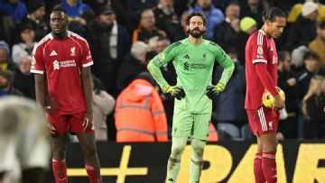 Alisson says Liverpool dropping Mohamed Salah a 'consequence'