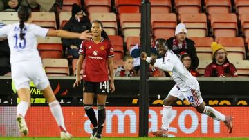Lyon's Tabitha Chawinga embraced the UEFA Women's Champions League spotlight in 2025