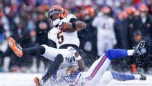 Bengals descartan a Tee Higgins vs Ravens por conmoción cerebral