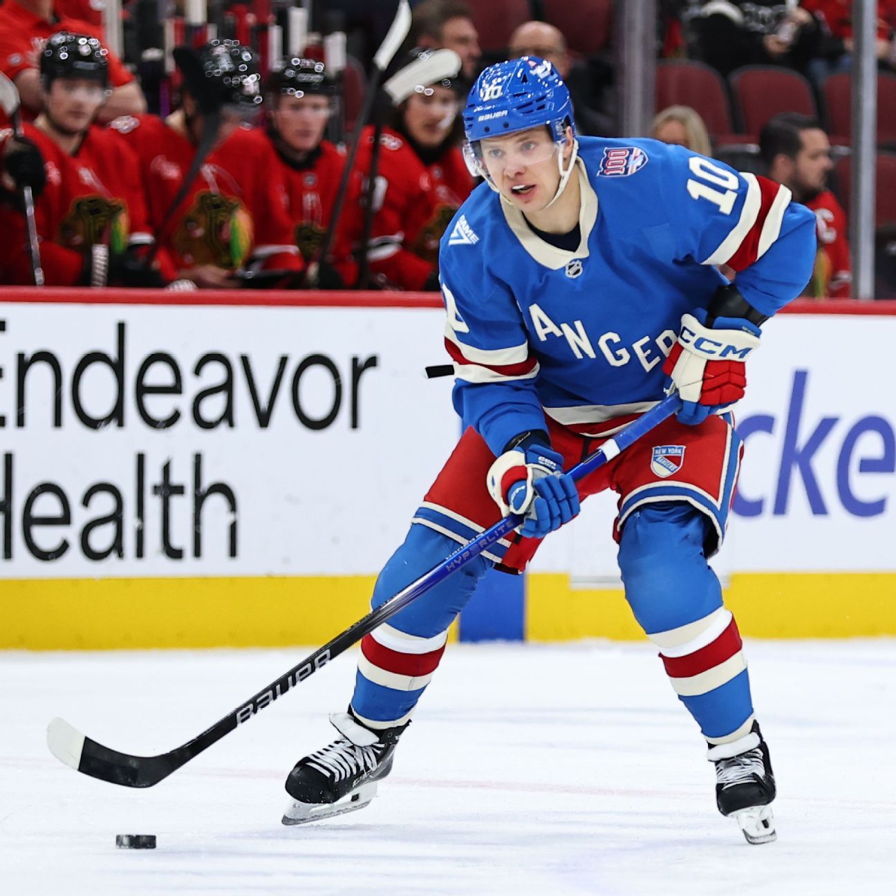 Carter Hart in action