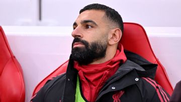 Mohamed Salah on bench for Liverpool vs. Brighton