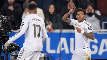 Rodrygo winner helps Real Madrid keep Barcelona in sight