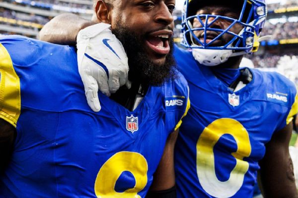 Jaxon Smith-Njigba Leads Top NFL Week 16 Arrivals Los Angeles Rams players arriving for TNF