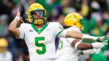 Oregon's Dante Moore made a gap year pay off for Ducks and himself