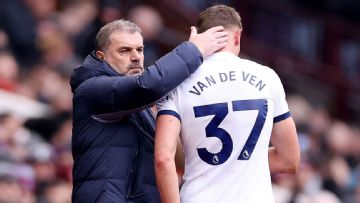 Micky Van de Ven: 'I still believe' in Ange Postecoglou's system