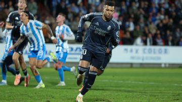 Mbappé moves within one goal of Ronaldo's Madrid record